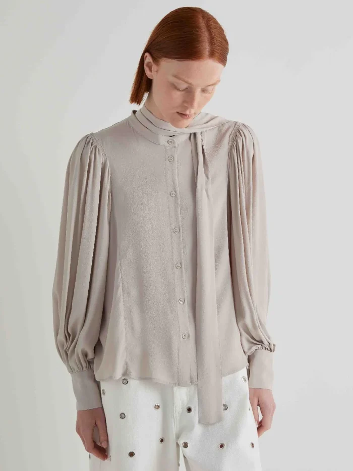 Blusa manga abalonada